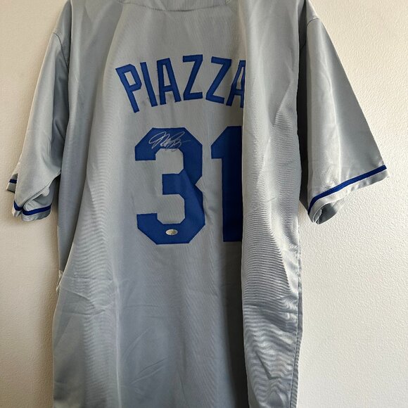 MIKE PIAZZA SIGNED LOS ANGELES LA DODGERS AUTOGRAPHED CUSTOM  display picture 2
